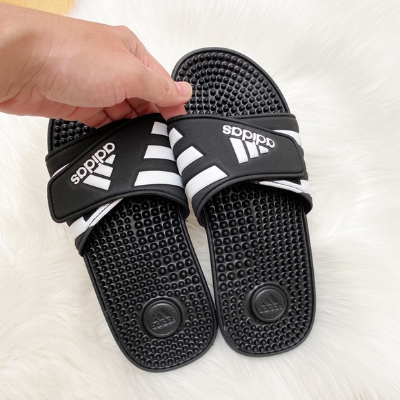 ADIDAS Black Slide Sandals - Picture 6 of 6